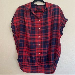 MADEWELL plaid button down shirt